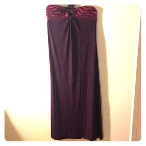 Purple fancy dress